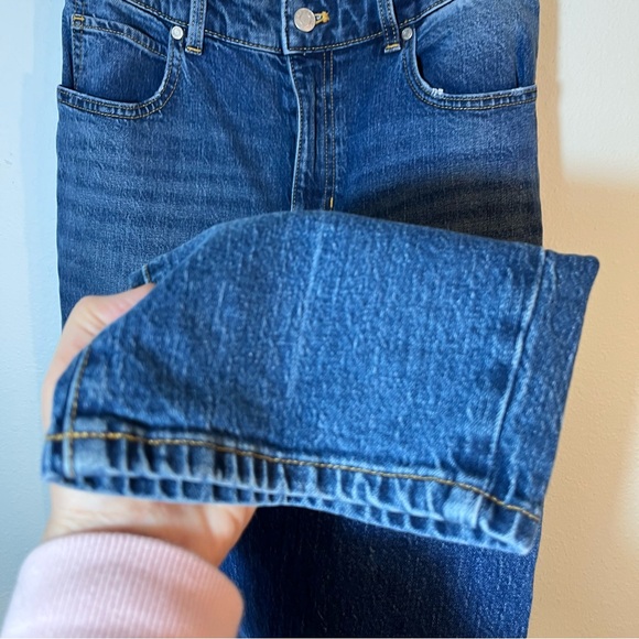 Talbots High Rise Relaxed Straight Jeans 2 Mom Jean Aesthetic Palisade Wash - Picture 6 of 12